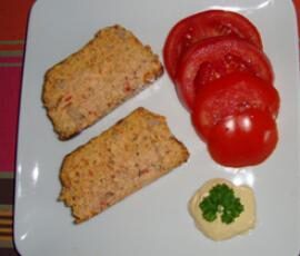 Terrine de thon et tomates fraiches