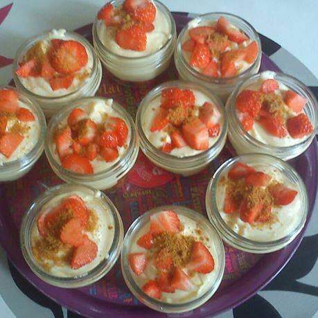 Tiramisu aux fraises