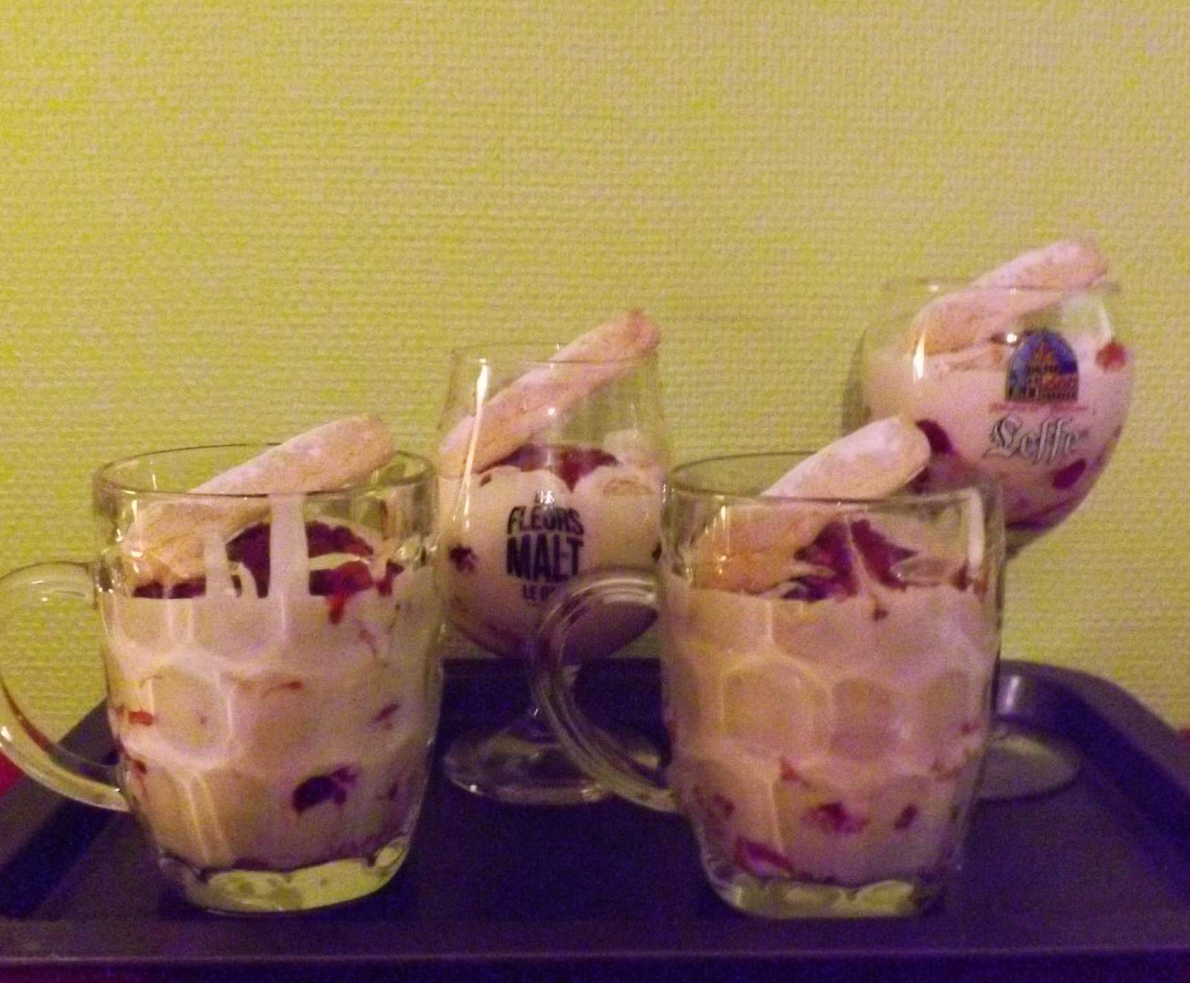 Tiramisu aux framboises