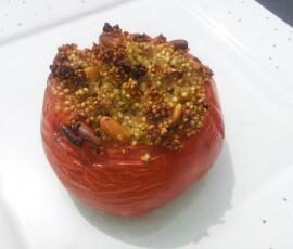 Tomates farcies Quinoa/Pesto