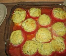 Tomates farcies ricotta saint-marcellin
