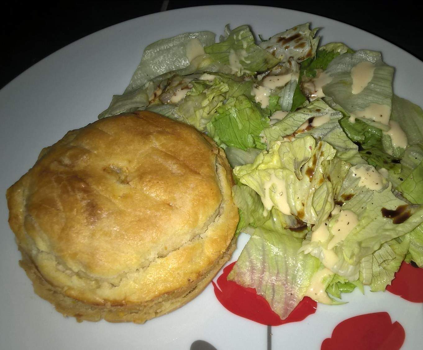 tourte légumes chèvre lardon