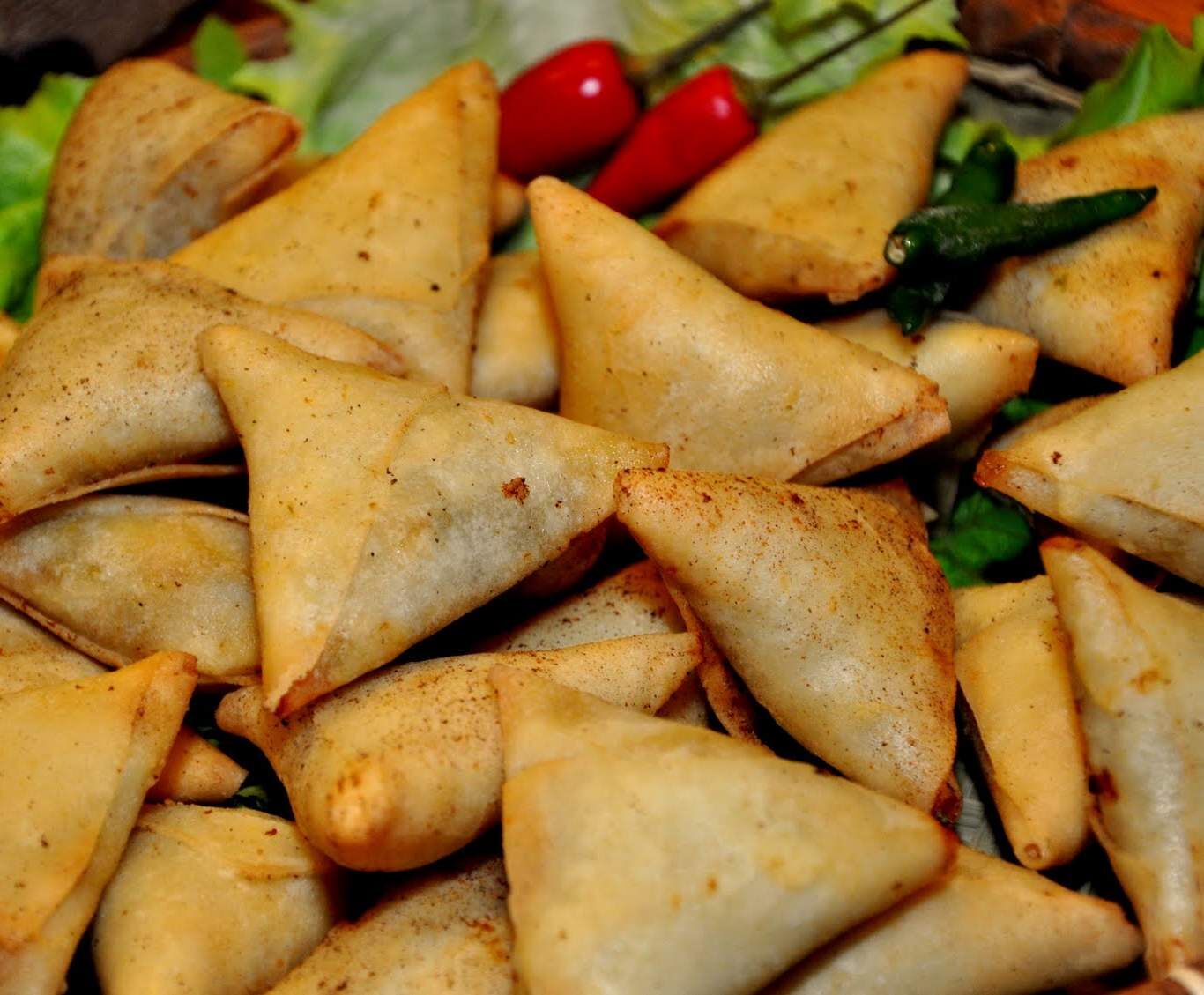 Triangles Tex Mex façon samoussas