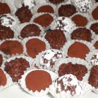 Truffes légères au chocolat