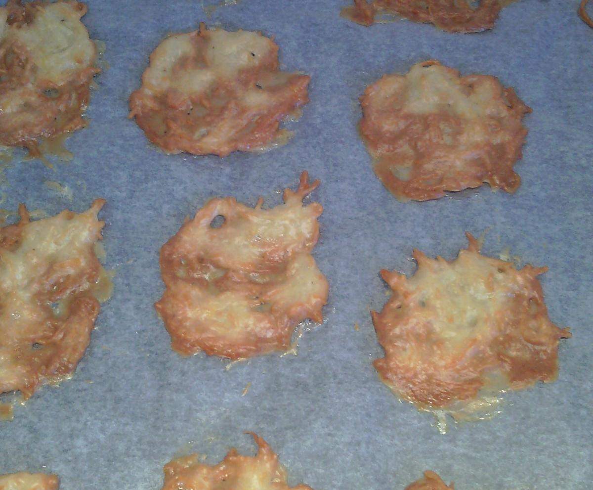 Tuiles apéritives à l'emmental