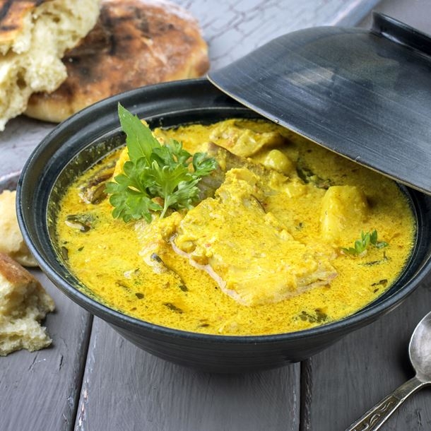Variante Curry de poisson
