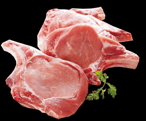 Variante de Côte de porc aux pommes de terre, champignons et sa sauce moutardée