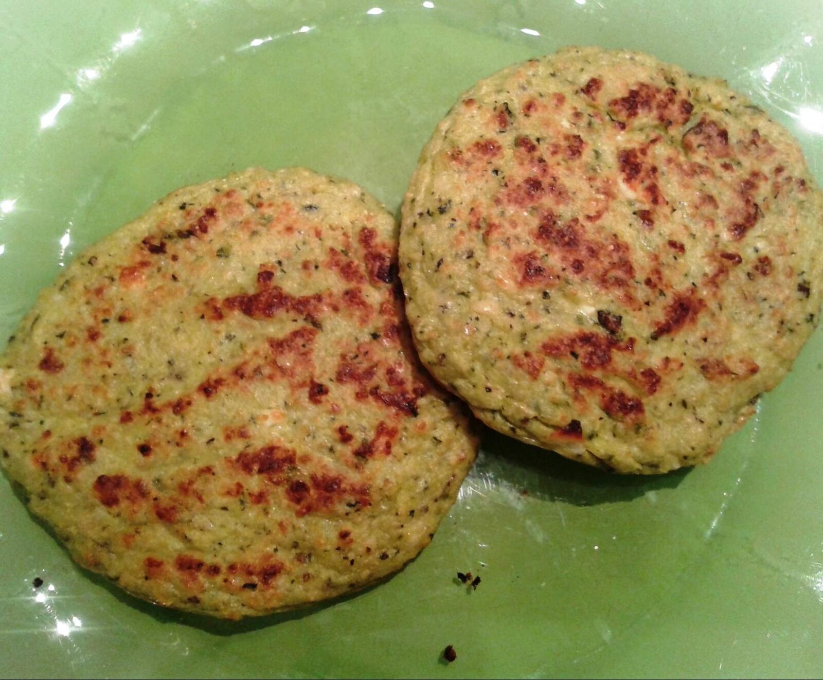 Variante de Galettes courgette et Feta