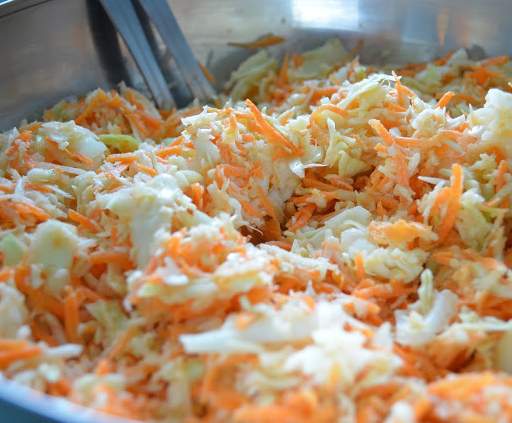 Variante de Salade Coleslaw au surimi