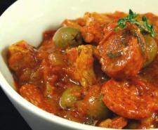 Variante de saute de veau chorizo