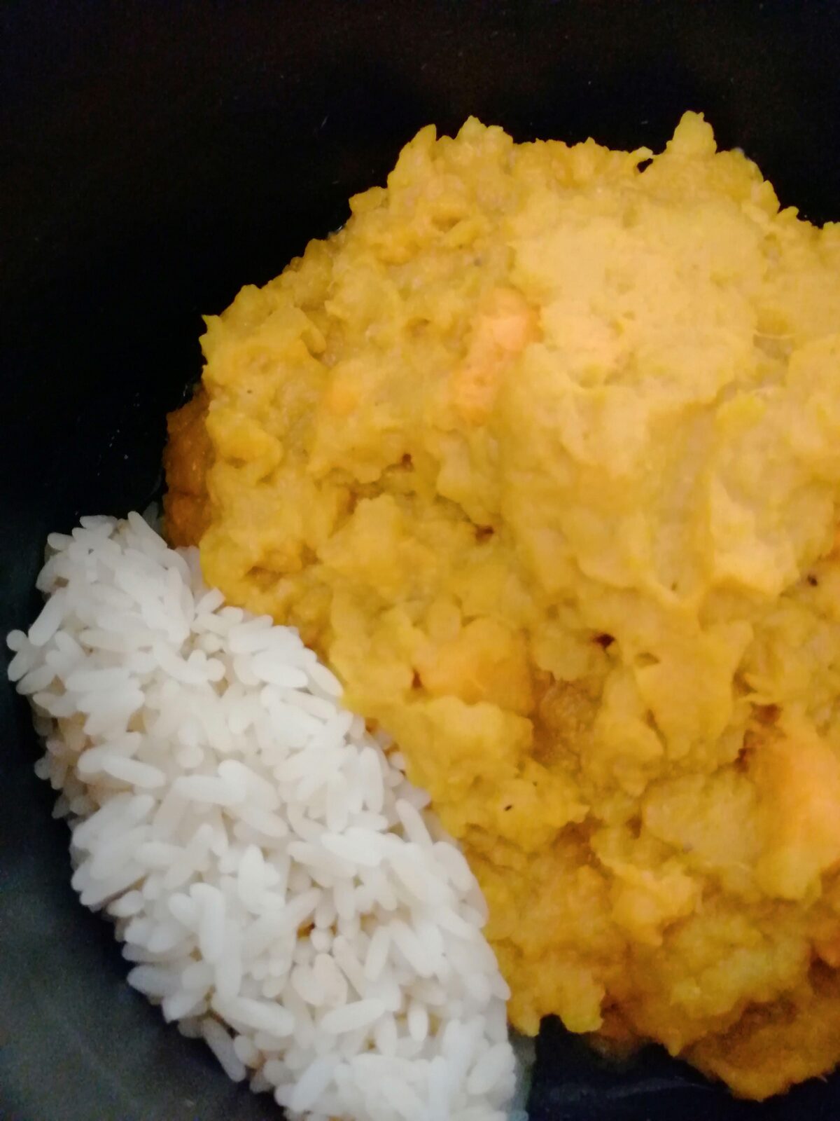 Variante Dhal de patate douce et de lentilles corail