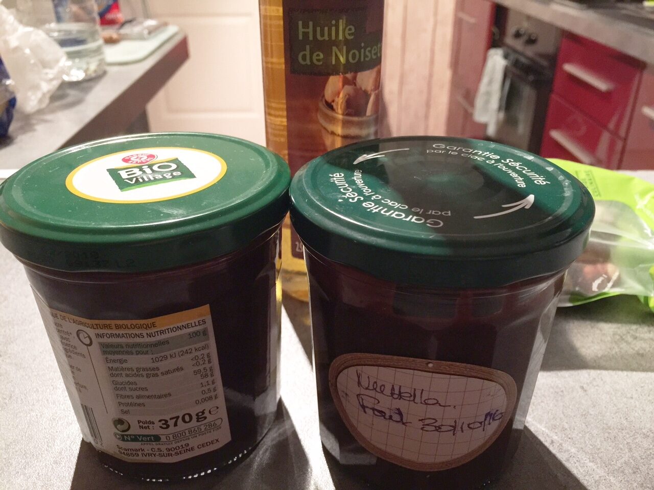 Variante pâte à tartiner façon nutella