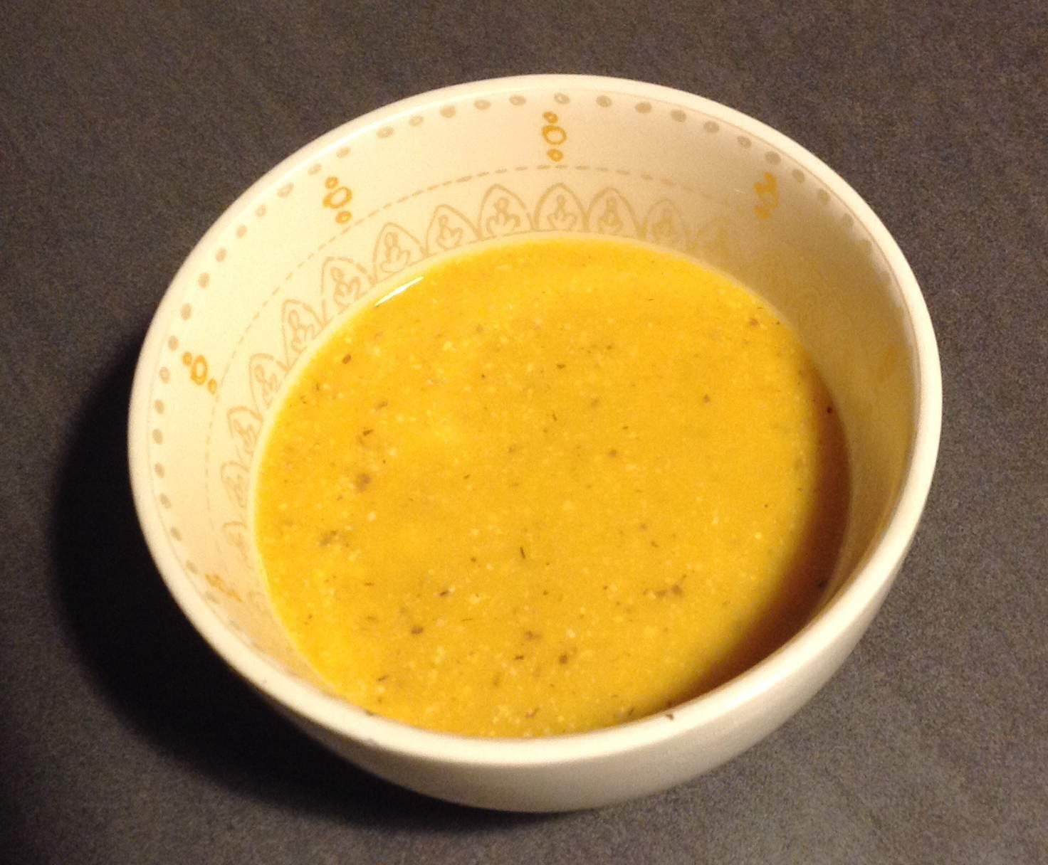 Velouté butternut noisettes avec une pointe de kiri