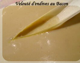 Velouté d'endives goût bacon (recette light)