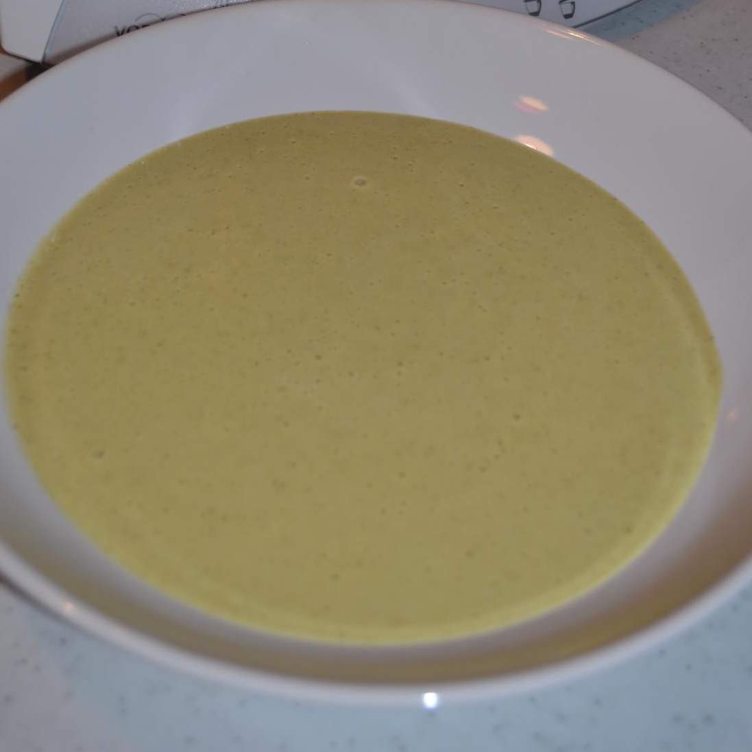 Velouté de brocolis et pomme de terre