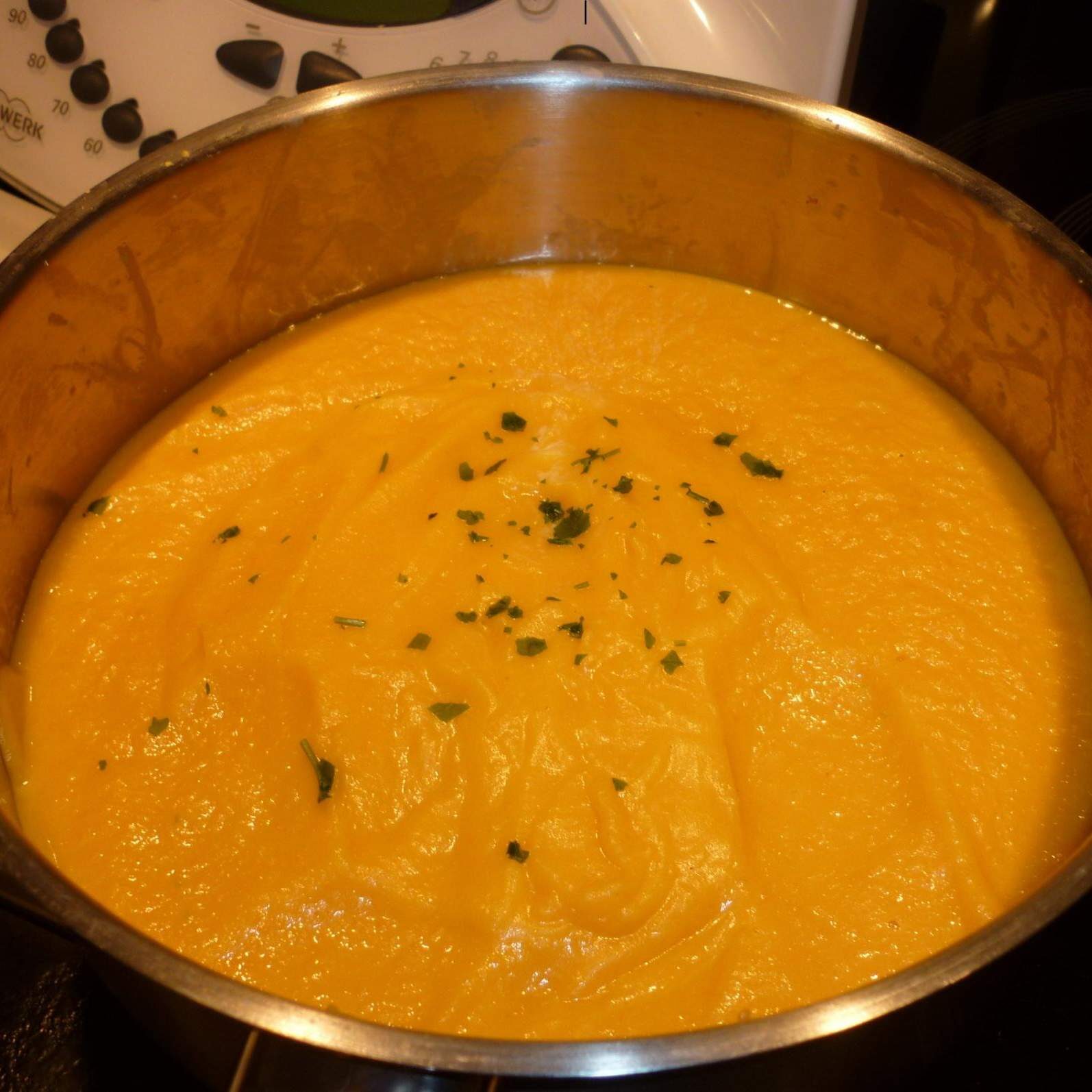 Velouté de butternut et carottes
