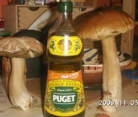 Velouté de cèpes aux châtaignes