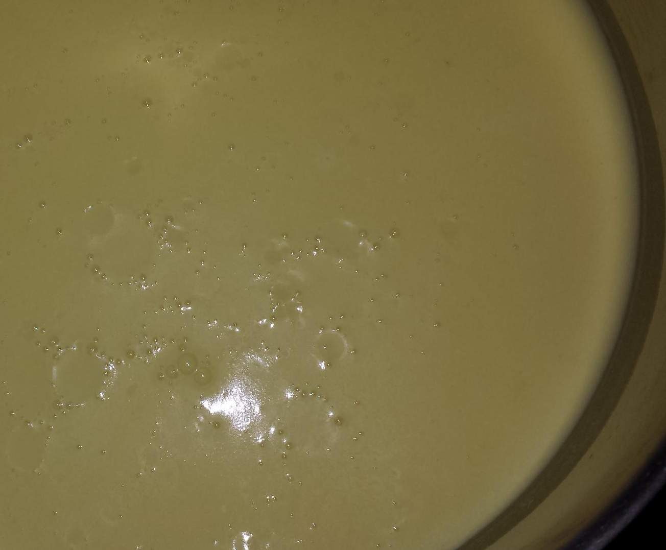 Velouté de courgette a la vache qui rit