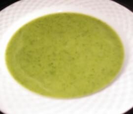 Velouté de courgette allégé