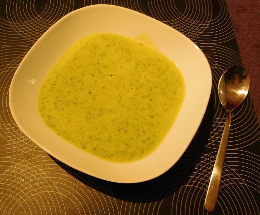 Velouté de courgettes au Boursin Echalote & Ciboulette
