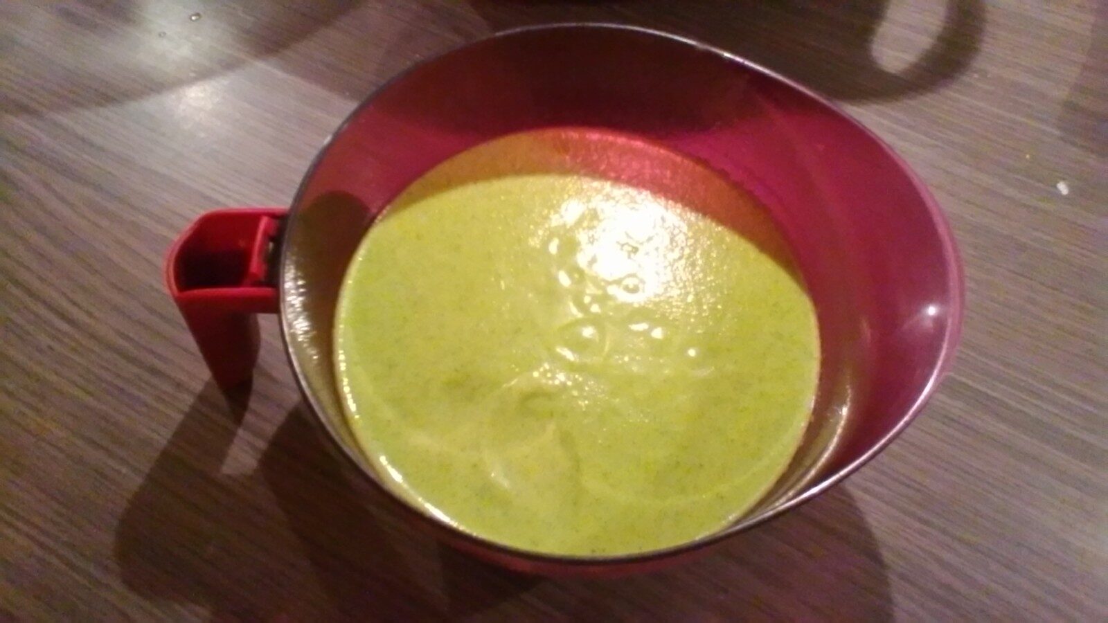 Velouté de courgettes et kiri