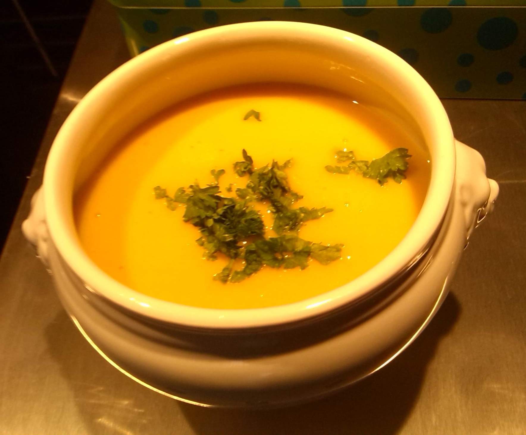 Velouté de légumes congelés sans pommes de terre