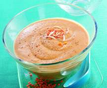 Velouté de lentilles corail