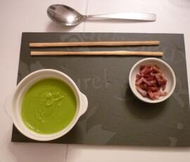 Velouté de petits pois