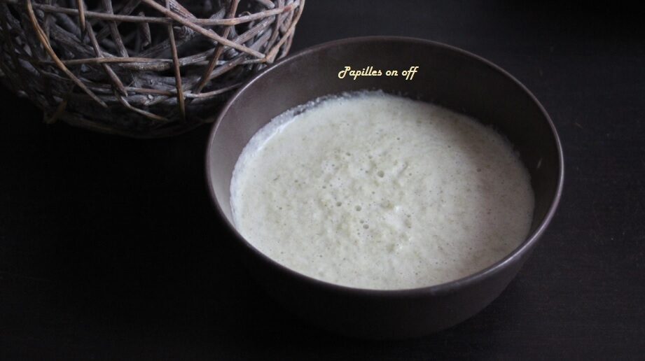 Velouté de poireaux et pommes de terre au vin blanc