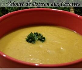 Velouté de potiron aux carottes
