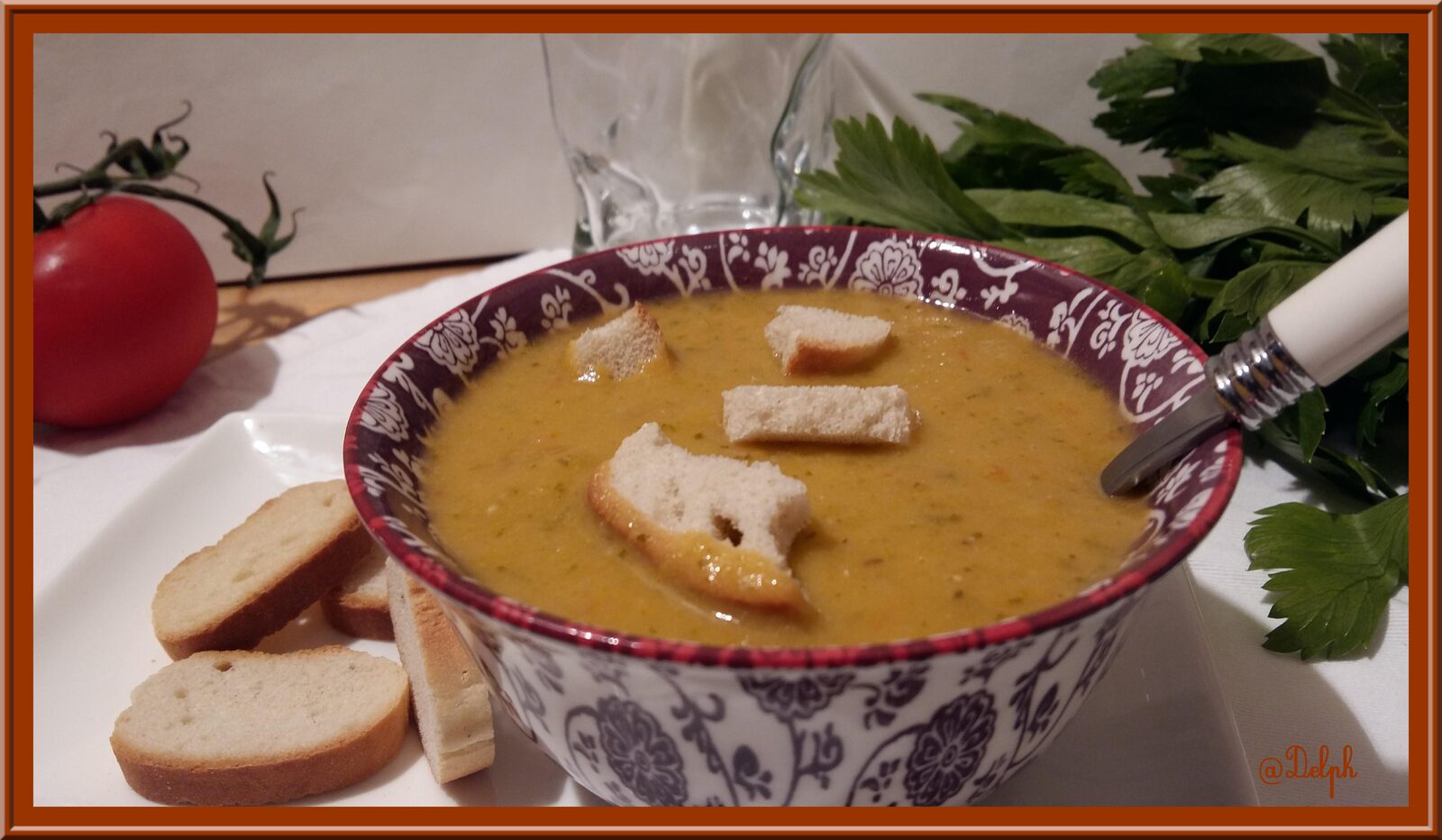 Velouté de Tomates, Céleri et Pommes de terre