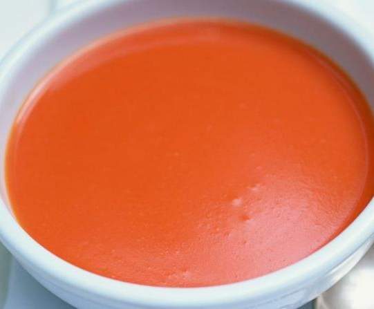 Velouté de tomates fraîches du jardin