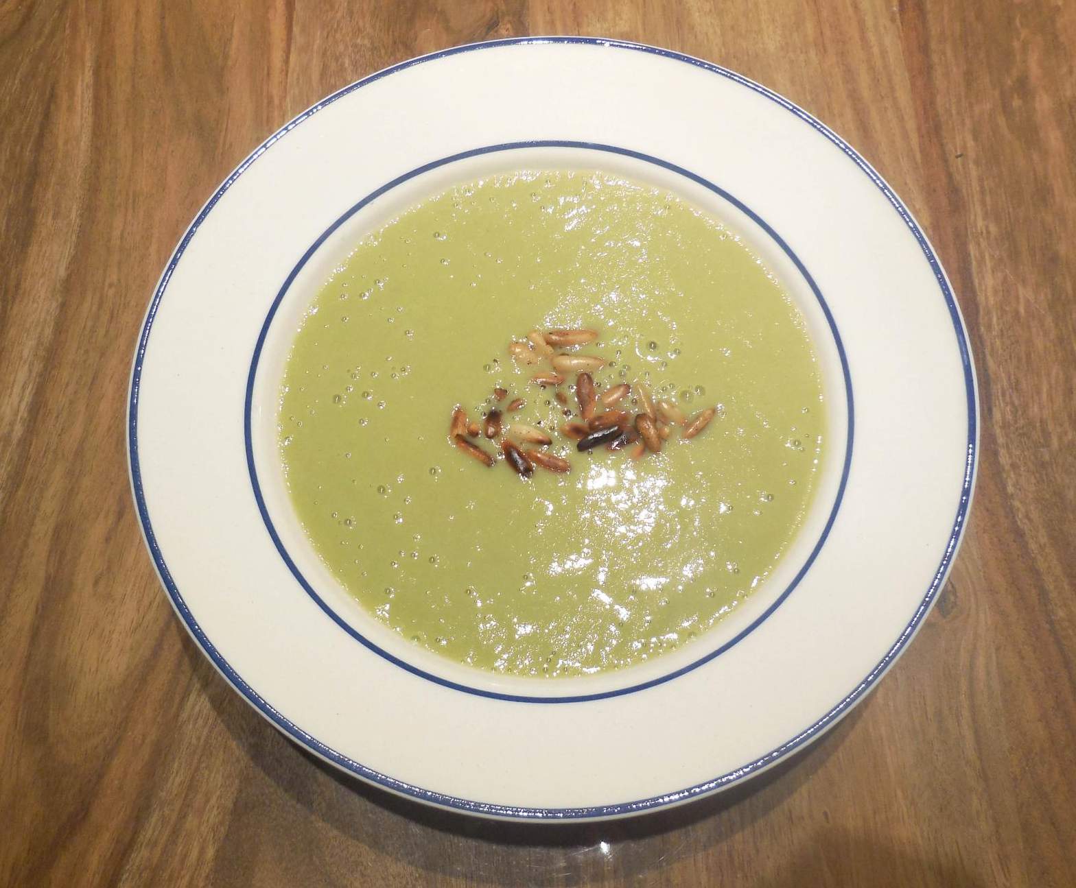 Velouté de vert de poireaux