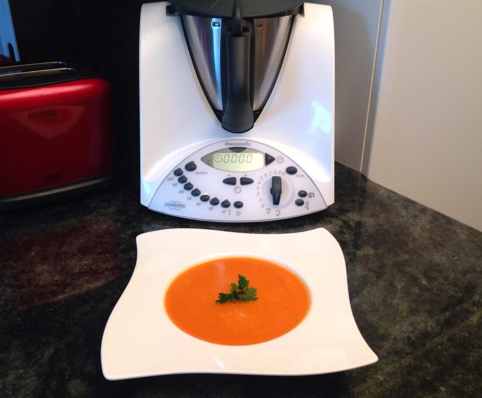 Velouté poivrons rouges