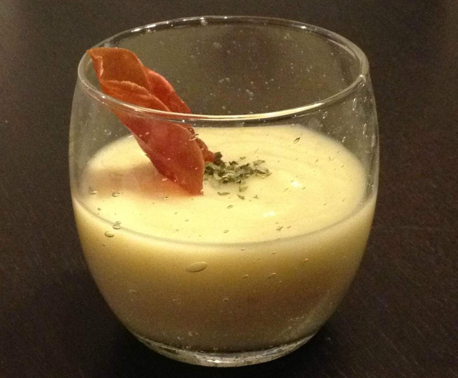 Velouté pomme de terre au St Marcelin