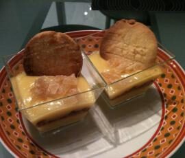 Verrines au citron et gimgembre confit