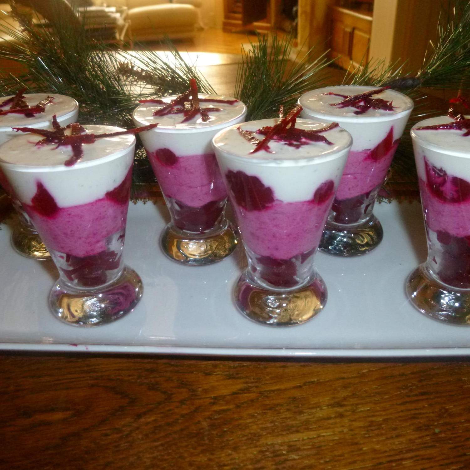 Verrines betterave dans tous ses états