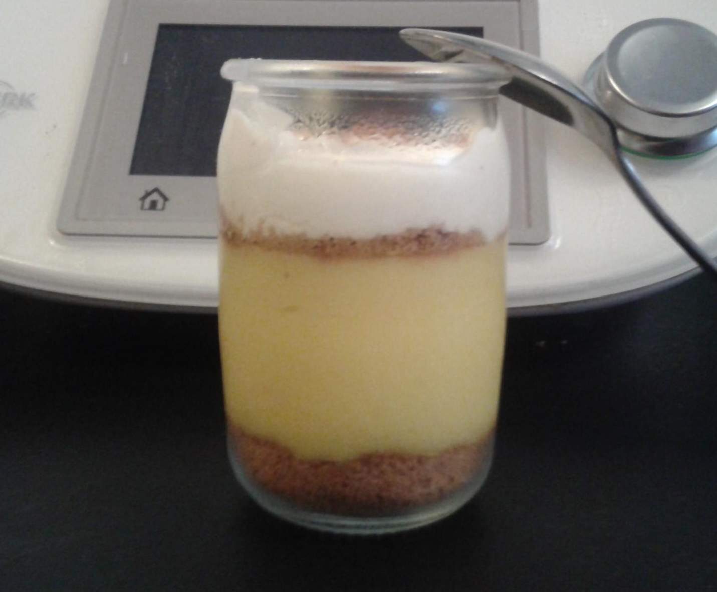 Verrines citron speculoos