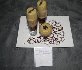 Verrines d'automne aux deux chocolats