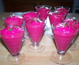 Verrines de Betteraves au boursin ail et fines herbes