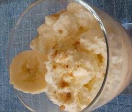 verrines spéculos, banane et caramel