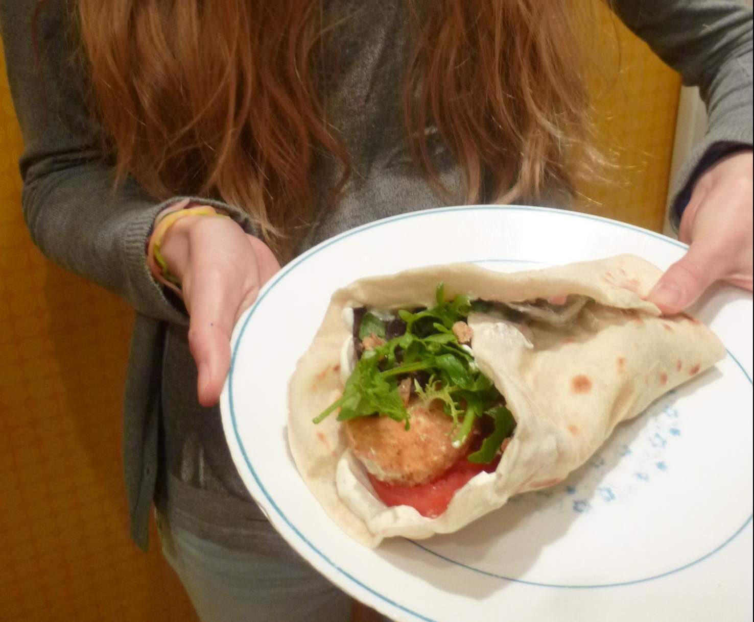 wrap au chèvre comme chez MCD